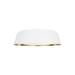 Visual Comfort Studio Collection Ellen DeGeneres Asher 19 Inch 4 Light Flush Mount - EF1005MWT