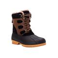 Women's Ingrid Cold Weather Boot by Propet in Pinecone Black (Size 7 1/2XX(4E))