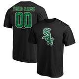 Men's Fanatics Branded Black Chicago White Sox Emerald Plaid Personalized Name & Number T-Shirt