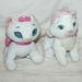 Disney Toys | Disney Aristocats Marie White Cat Kitten 7" Plush | Color: Pink/White | Size: Osg