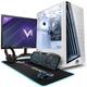 Vibox VI-26 Gaming PC - 21.5" Monitor Bundle - AMD Ryzen 3200GE Processor - Radeon Vega Graphics - 8GB RAM - 1TB SSD - Windows 11 - WiFi