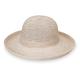 Wallaroo Hat Company Women's Victoria Sun Hat - Ultra Lightweight, Packable, Broad Brim, Modern Style, Designed in Australia, Mixed Beige