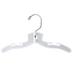 Rebrilliant Euben Plastic Baby Clothes Standard Hanger for Dress/Shirt/Sweater Plastic in White | 6 H x 10 W in | Wayfair