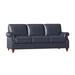 Bradington-Young West 82" Genuine Leather Rolled Arm Sofa Genuine Leather in Brown | 36 H x 82 W x 38 D in | Wayfair 759-95-906700-81-TU-NC-#9BN