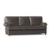 Bradington-Young Carrado 87.5" Genuine Leather Rolled Arm Sofa Genuine Leather in Brown | 38 H x 87.5 W x 41 D in | Wayfair