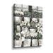 Rosalind Wheeler Rows of Flowers by Portfolio Dogwood - Painting Print on Canvas in Gray/Green | 18 H x 14 W x 2 D in | Wayfair