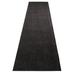 White 600 x 36 x 0.2 in Area Rug - Ebern Designs Solid Color Charcoal Black Low Pile Slip Resistant Rugs Polyester | 600 H x 36 W x 0.2 D in | Wayfair