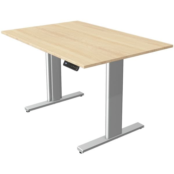 Kerkmann Höhenverstellbarer Steh-Sitz-Tisch (elektrisch) »Move 3« 120 cm braun, 120x120x80 cm