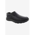 Men's BEXLEY II Slip-On Shoes by Drew in Black Leather (Size 16 6E)