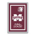 Mississippi State Bulldogs Team Logo Garden Flag