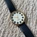Kate Spade Accessories | Kate Spade Polka Dot Gold Watch Black Leather Band | Color: Black/Gold | Size: Os