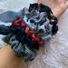 Urban Outfitters Hair | Free: Scrunchies Bundle Of 6 | Color: Blue/Red | Size: Os