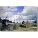 Picture-Tiles.com 72" x 48" Ceramic Painting Decorative Mural Tile 12" x 12" 12.0 H x 12.0 W in green/orangeCeramic in Grey | 12" L X 12" W | Wayfair