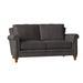 Bradington-Young Richardson 65.5" Genuine Leather Rolled Arm Loveseat Genuine Leather in Brown | 34.5 H x 65.5 W x 41 D in | Wayfair