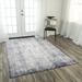 White 66 x 47 x 0.27 in Area Rug - Bungalow Rose Jonason Oriental Gold/Charcoal Area Rug Polyester | 66 H x 47 W x 0.27 D in | Wayfair