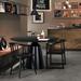 Red Barrel Studio® Gorgia 47.24" Pedestal Dining Table Metal in Black/Gray | 29.5 H x 47.24 W x 47.24 D in | Wayfair