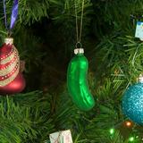 The Holiday Aisle® Christmas Pickle Tree Holiday Shaped Ornament Plastic in Green | 2 H x 2 W x 4 D in | Wayfair 7AE904A839F34935BBA8033427D715BB