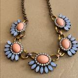 J. Crew Jewelry | J. Crew Colorful Bloom Statement Necklace | Color: Gold/White | Size: Os