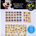 Disney Makeup | Disney Minnie Mouse Nail Art & Earring Sticker Set | Color: Gold/Red | Size: Os