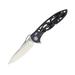 Artisan Cutlery Hoverwing Framelock Folding Knife 5in Closed 3.75in Satin Bohler S35Vn SS Blade Black Titanium Handle Thumb Pull Pocket Clip Black