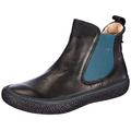 THINK! Damen Tjub Chromfrei Gegerbte, Nachhaltige Chelsea Boots, 0010 Schwarz, 39.5 EU