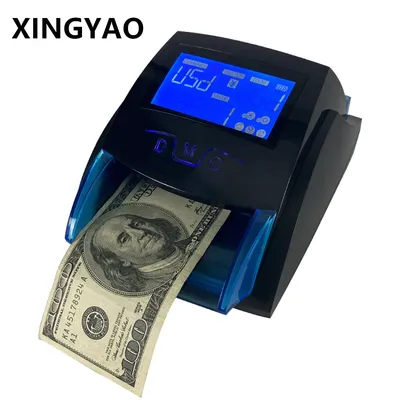 XD-520B XINGYAO USD EUR MYR THB compteur d'argent détecteur de faux billets avec 4 côtés insertion