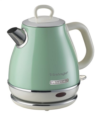 Ariete 2868GR Retro-Wasserkocher Vintage 1 L grün, kabellos mit eingebauter 3-fach Sicherung Image