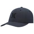 Men's Hurley Black Textures Pattern Flex Hat