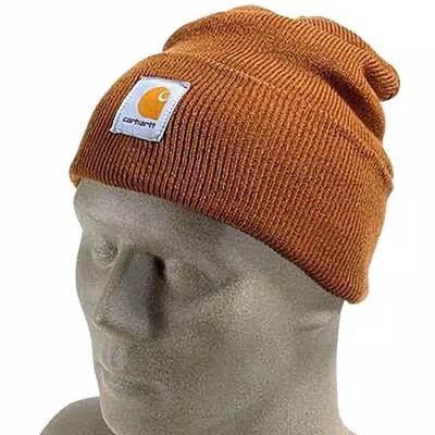 Carhartt Accessories | Carhartt Brown Watch Hat Cap *New* | Color: Brown/White | Size: Os