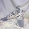 Adidas Shoes | Adidas Cream Color Sneakers | Color: Gray/White | Size: 7