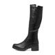 MARCO TOZZI Women's 2-2-25606-27 Long Shaft Boots Knee High, Black Antic, 6.5 UK