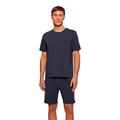 BOSS Men's Identity T-Shirt Rn Pajama Top, Dark Blue406, M