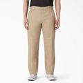 Dickies Men's Slim Straight Fit Double Knee Pants - Khaki Size 34 X 32 (WPR03)