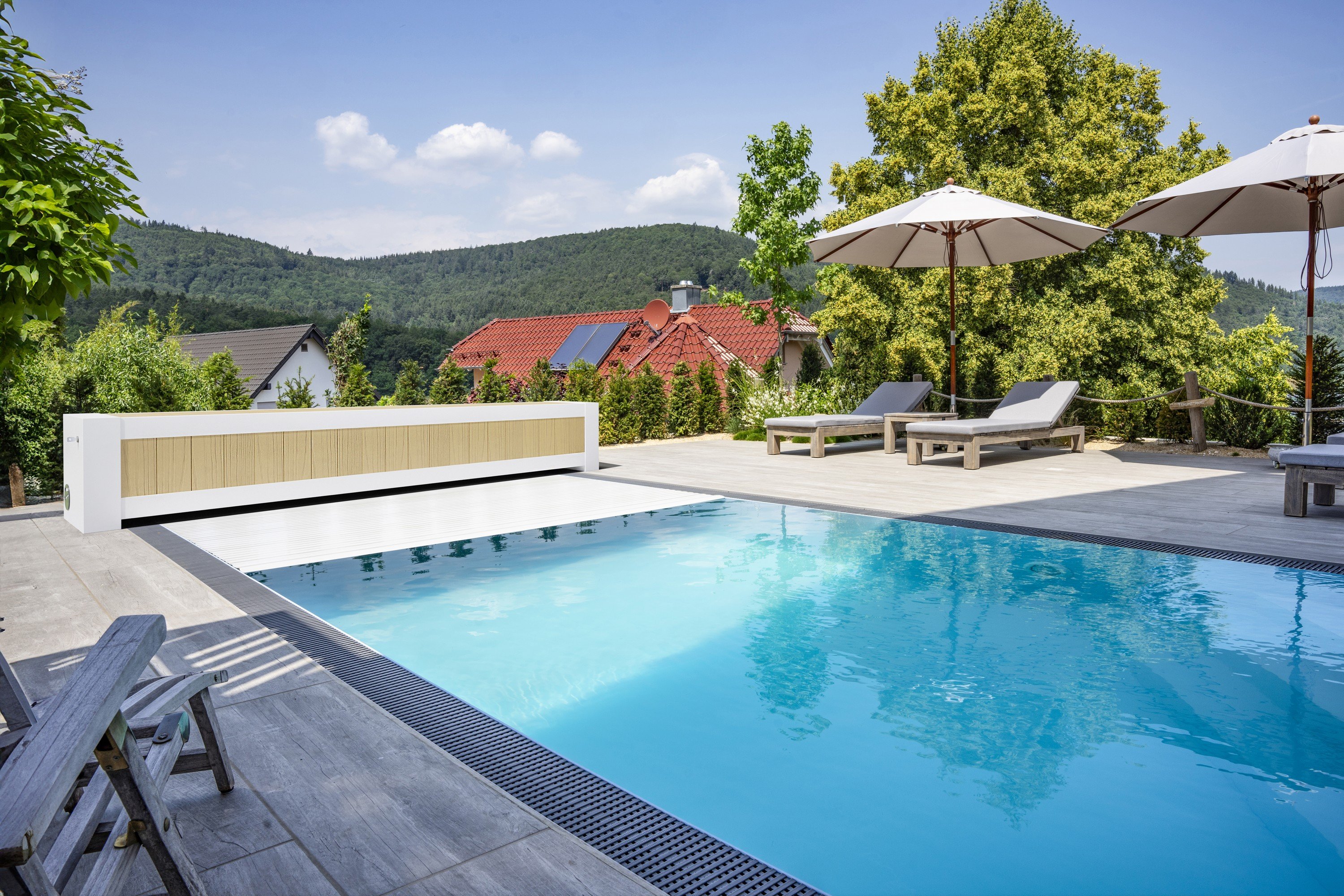 Pool Rollo-Abdeckung - Geschlossen Image