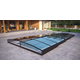 Swimmingpool-Überdachung / Abdeckung SkyCover® Neo 3.5x8.5m - einseitige Schiene