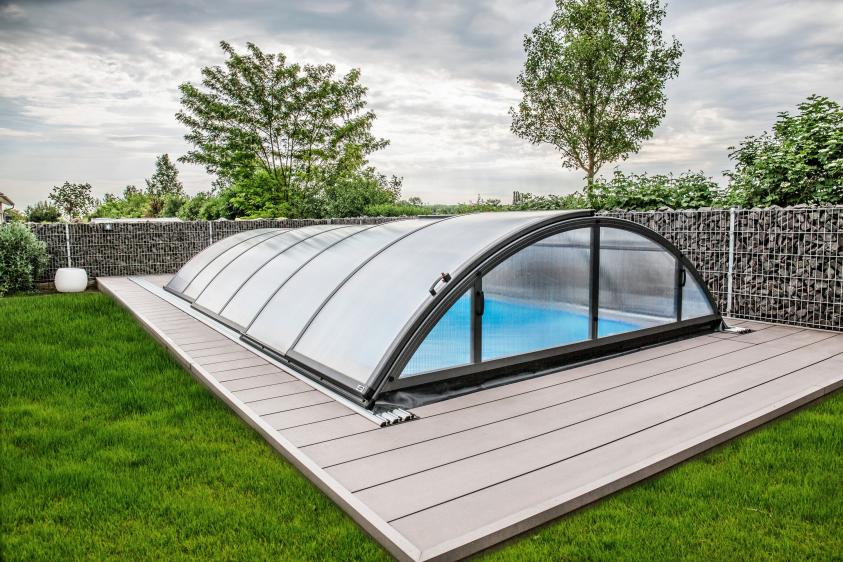 Pool-Überdachung / Pool-Abdeckung SkyCover® Base 5.7x12.7m Image