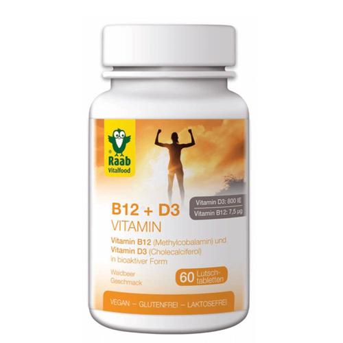 B12+D3 Vitamin Lutschtabletten 60 St