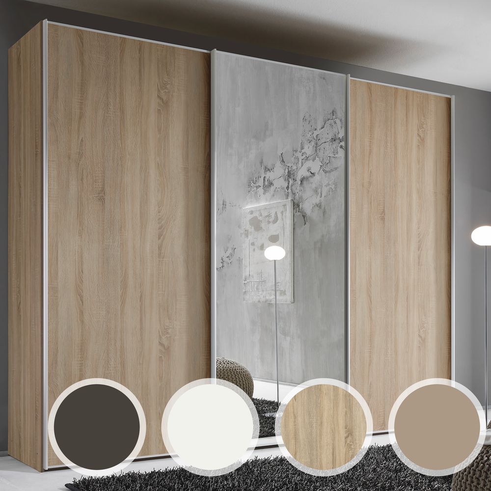 Staud »Sinfonie Plus« Schwebetürenschrank II 280 cm / 240 cm / Dekor Sonoma Eiche Image