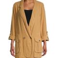 Free People Jackets & Coats | Free People Charly Blazer Nwt M Tan | Color: Tan | Size: M