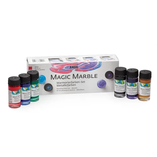 Kreul Marmorierfarben Metallic 6x 20 ml