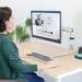 Mount-It Universal Height Adjustable Single Monitor Desk Mount Fits Up to 32" Screens | Silver in Gray | 11.8 H x 17 W x 2 D in | Wayfair MI-34111