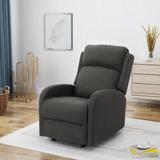 Ebern Designs 25" Wide Manual Rocker Standard Recliner Polyester in Gray | 38 H x 25 W x 37.5 D in | Wayfair B483ED21C71343AC8617AE0F17E00148