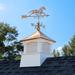 Canora Grey Defazio Vinyl Cupola w/ Horse Weathervane Vinyl/Metal/Copper in Brown | 59 H x 26 W x 26 D in | Wayfair