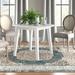 Lark Manor™ Chaffin Drop Leaf Acacia Solid Wood Dining Table Wood in White | 30 H in | Wayfair 508CCA9C28674DC99B9663ED234068FB