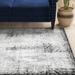 Gray/White 48 x 0.25 in Area Rug - Mistana™ Brandt Abstract Dark Gray Area Rug Polypropylene | 48 W x 0.25 D in | Wayfair MTNA1481 40331000