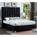 Orren Ellis Dietrich Tufted Platform Bed Upholstered/Velvet in Black | 63.5 H x 65 W x 86 D in | Wayfair A2546E9C9E5942949FC56C37AAC0B4DA