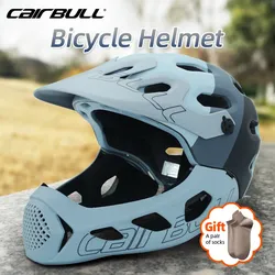 Cairbull-Casque de vélo intégral moulé pour hommes et femmes casque de vélo de montagne VTT