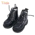 Tilda – chaussures de poupée BJD jolies Mini chaussures mignonnes bottes en Simulation de cuir