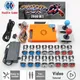 Kit de vidéo pour Pandora Box CX 2800 copie SANWA Joystick bouton poussoir LED chromé machine