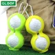 Juste de protection pour balle de golf portable double étui en silicone accessoires de sport